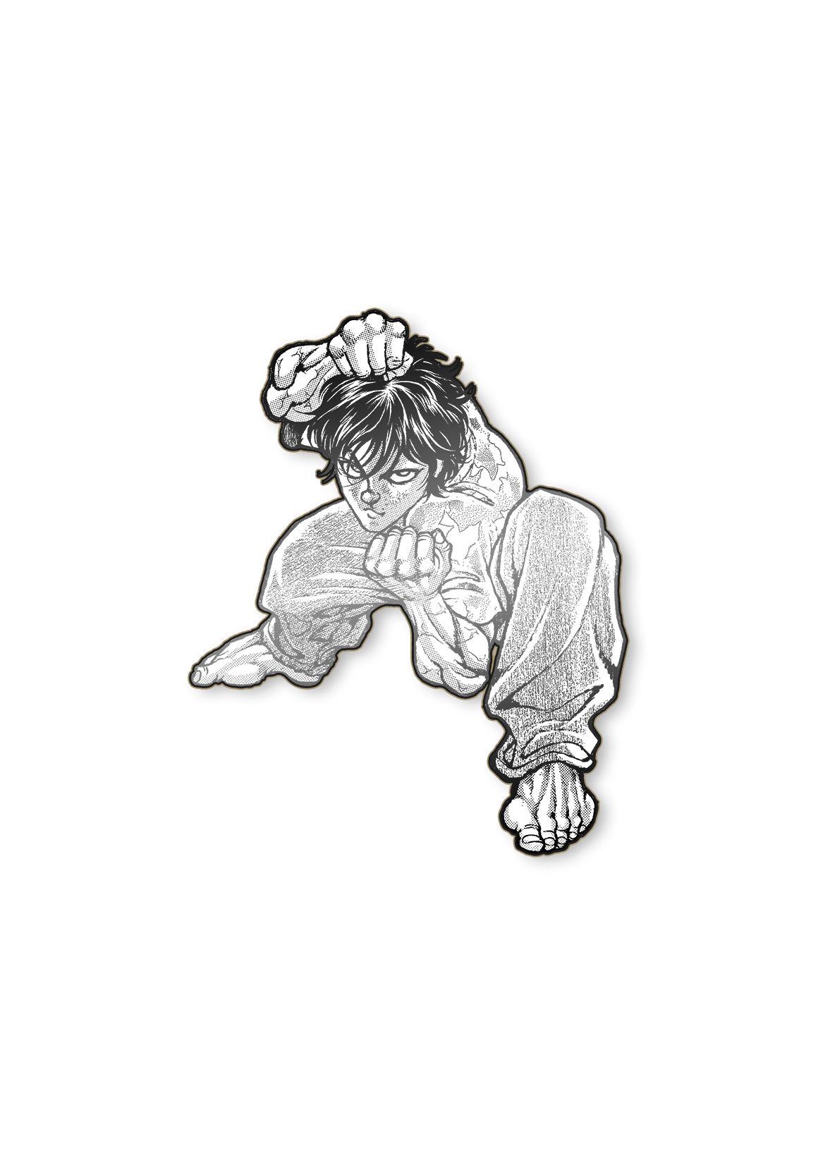 Enamel Pin (004 - Triceratops Fist)